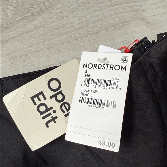 Open Edit‎ Smooth Edit Maxi Skirt Size Small Black New With Tags - Picture 8 of 8